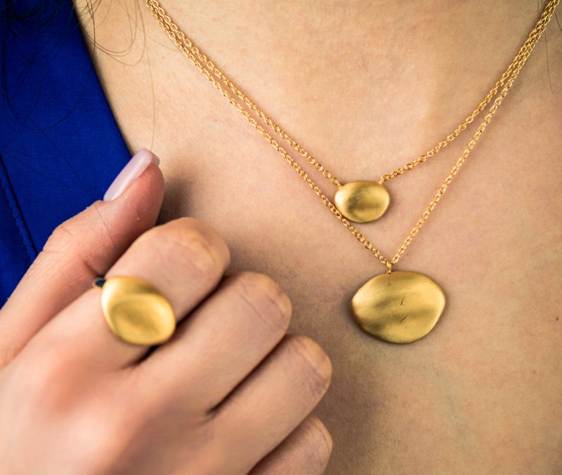 Necklace-in-silver-925-gold-plated